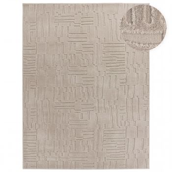 Alfombra moderna Tokko beige 200x280 cm