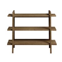 zapatero de madera con puertas de mimbre marron de 120 cm