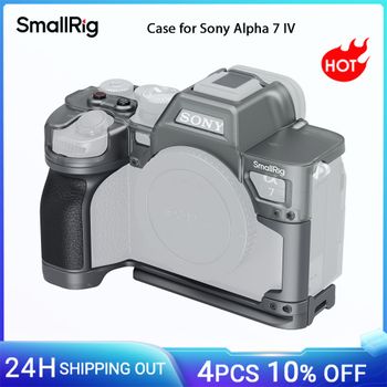 Funda Modular híbrida SmallRig A7 IV para cámara Sony Alpha 7 IV con empuñadura ergonómica y placa integrada para Arca-Swiss
