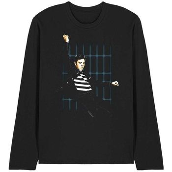 Elvis Presley Camiseta manga larga Blue Bars para mujer