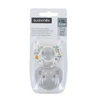 suavinex chupete anatomico silicona 18meses 2 unds
