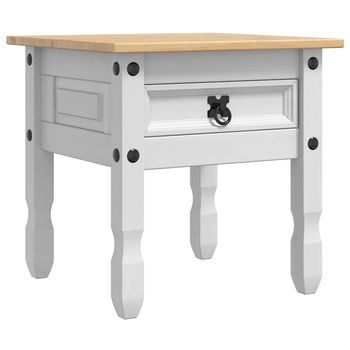 Mesa Auxiliar | Mesa De Apoyo Corona 50 X 50 X 50 Cm Madera De Pino Macizo