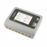 cargado y descargado xt60 inteligente para bateria lipo de 1-4s toolkitrc q4ac 4x50w 5a ac 100w con 4 puertos dc