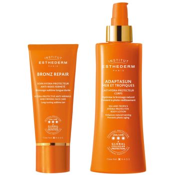 Institut Esthederm Tan Enhancing Suncare Face & Body Duo