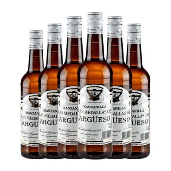 Herederos De Argüeso Vino Generoso Medallas Manzanilla-sanlúcar 75 Cl 15% Vol. (pack De 6 Unidades)