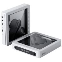 reproductor de cd fiio dm13 bt bluetooth lcd 2 salidas auriculares transparente