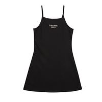 calvin klein jeans vestido stack logo punto strap para nina