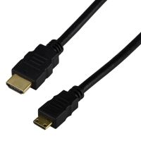 cable hdmi mcl 2 m tipo a a mini c con 3d y contactos chapados en oro
