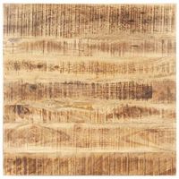 superficie de mesa madera maciza de mango 15-16 mm 70x70 cm vidaxl