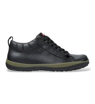 Camper para hombre. K300285-047 Zapatillas de piel Peu Pista GM multicolor (45), Negro, Plano, Cordones, Casual