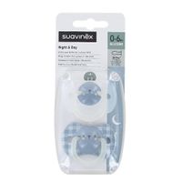 suavinex chupete night  day fisiologico 0-6m 2uds