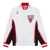 chaqueta chicago bulls authentic warm up - mitchell and ness 1992-93 white