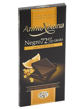 Chocolate Negro 72% con Naranja Antiu Xixona Premium