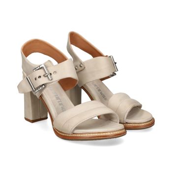 A.s.98 Sandalias Con Tacón Mujer - Blanco Talla 38