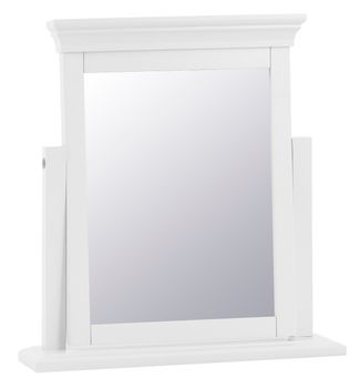 Brooklyn White Trinket Mirror