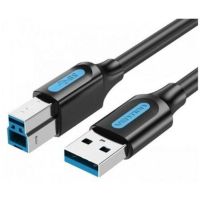 cable usb 30 vention coobd tipo-b macho a tipo-a macho 5gbps 50cm negro