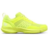 zapatillas wilson hurakn pro v2 amarillo fluor blanco mujer
