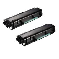 compatible twin pack lexmark x203a21g black toner cartridges 2 pack