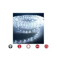 tubo flexiled 2 vias fijo 48m 30 ledsm blanco frio interior-exterior