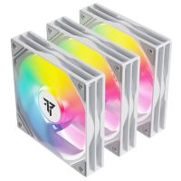 tempest fan 120mm argb pwm pack 3 con controladora blanco