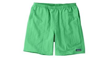 Pantalones cortos largos patagonia baggies   7 pulg  hombre verde