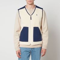 polo ralph lauren hi pile faux shearling gilet - xxl