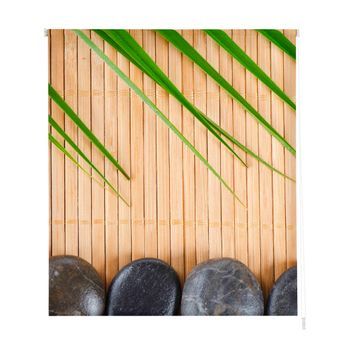 Estoralis - Estor Enrollable Translucido | Estampado Zen | 150 X 180 Cm (ancho/alto) Tamaño Tela 147 X 175 Cm | Z-4515 Unico