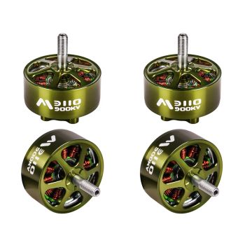 MOTNombre SIN ESCOBILLAS DE ALTA VELOCIDAD FLASHHOBBY M3110 3110 900KV 3-6S 1/4PCS para Chimera CX10 ECO DIY 9-10 pulgad