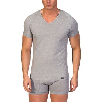 Zd - Zero Defects Boxer Camiseta interior cuello pico hombre algodón egipcio para hombre