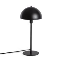 ledkia lampara de mesa aluminio madow negro