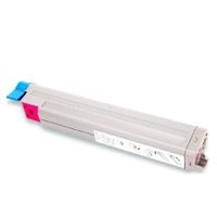 compatible magenta oki 4345933843459330 high capacity toner cartridge