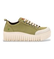 art para mujer 1153517g10030g3 zapatillas 1534s brighton de piel verde 38 3 a 5cm cordones casual