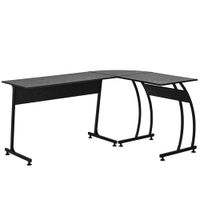 mesa de ordenador 1125x152x74 cm negro