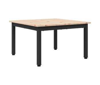 Mesa de café - mesa de centro - mesa baja natural 60 x 60 x 36 cm madera de pino macizo