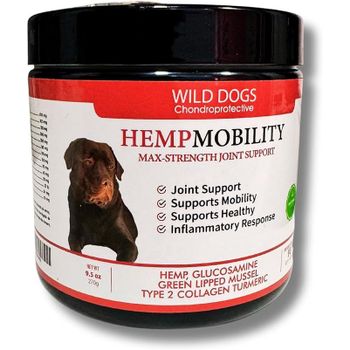 HEMP MOBILITY - CONDROPROTECTOR PARA PERROS Y GATOS – con cáñamo, cúrcuma y condroprotectores naturales - WILD DOGS