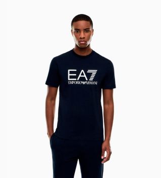 EA7 para hombre. 7M001412_AF22264 Camiseta Core Identity marino (M), Casual, Algodón, Manga corta
