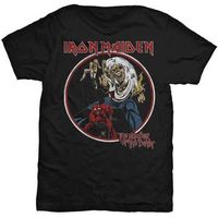 iron maiden camiseta manga larga number of the beast para hombre