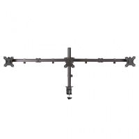 newstar soporte triple para monitor 10-27 vesa 100x100 max 7kg