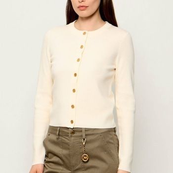 MICHAEL Michael Kors Jersey Mt5617w4vr Merino Rib Crew Nk Cardi para mujer