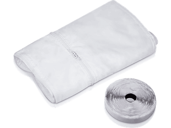 REACONDICIONADO Seminuevo Muy bueno Accesorio aire acondicionado - Koenic KWS 125, Con cremallera, Autoadherente, 4 m, Blanco
