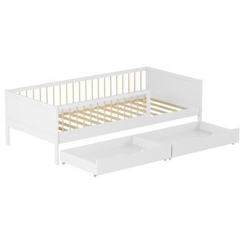 Cama Infantil Con Cajones 190x90cm Blanca Adam