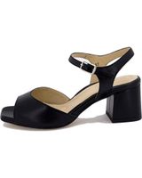 de piesanto sandalia tacon 5 cm negro