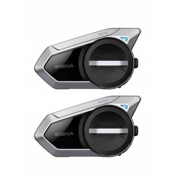 Auriculares Arsenal Sena 50S-10D inalámbricos Bluetooth con Cancelación de Ruido, Micrófono y Radio FM, color negro