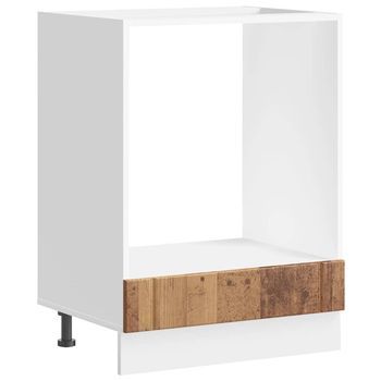 Armario De Horno Lucca Madera Contrachapada Madera Antigua Vidaxl
