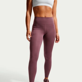 Nike Swift Mallas para correr Mujeres - marrón, plateado