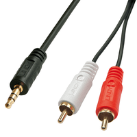 audio cable 2xphono 3 5 mm 2m