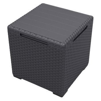 Mesa Keter, Función De Almacenamiento, Grafito, Caja De Almacenamiento Vigo