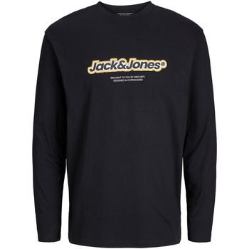 Jack & Jones Camiseta manga larga 12267445 JORVESTERBRO NEWTON BRNDG TEE LS BF JNR BLACK para niño
