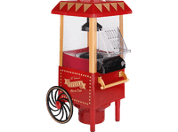 palomitero - nk ho33001 maquina de palomitas carro 1200 w capacidad 027 l sin aceite rojo