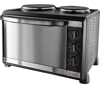Mini Kitchen 22780 Electric Mini Oven - Black Metal, Black